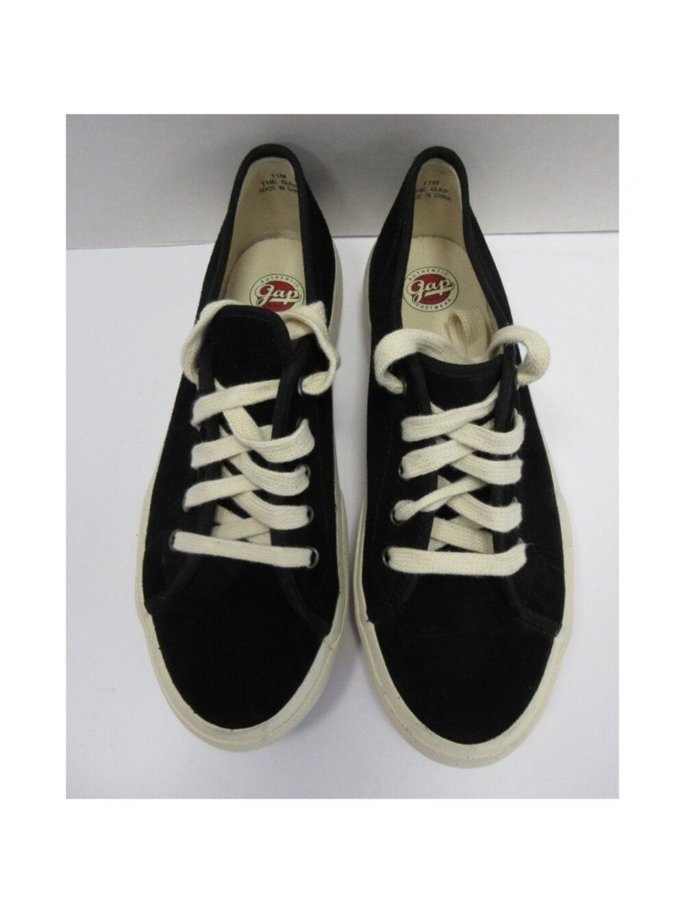 VTG Gap Sneakers 11 M Suede Low Top Lace Up Chunky Lug Sole Shoes 90s